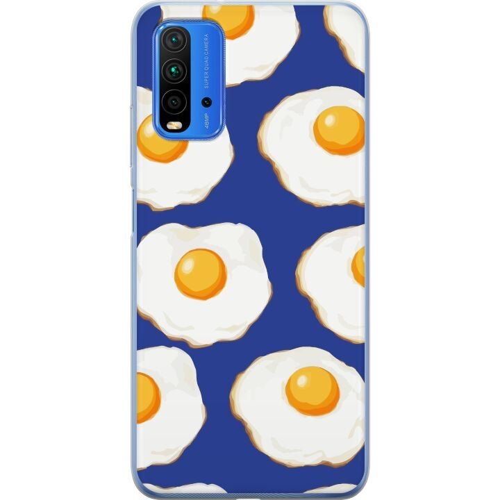 Mobile case for Xiaomi Redmi 9T with Fried eggs design in the group SMARTPHONE & TABLETS / Phone cases / Xiaomi at TP E-commerce Nordic AB (A65849)