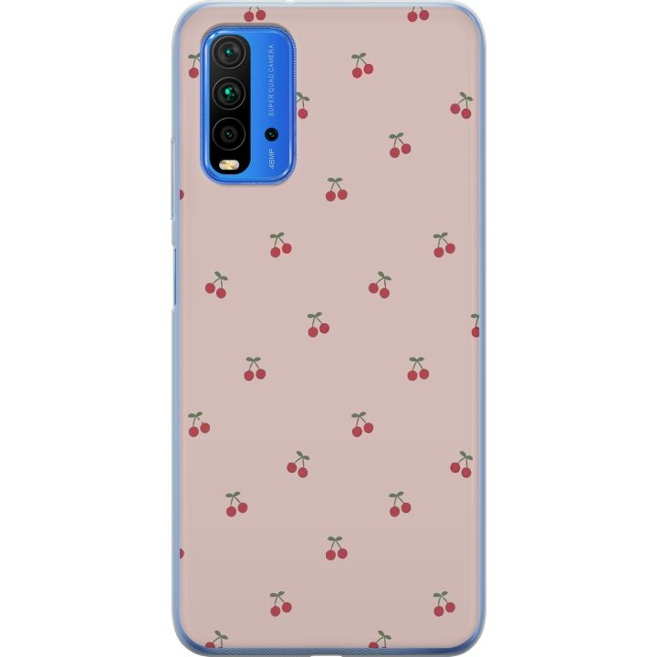 Mobile case for Xiaomi Redmi 9T with Cherry design in the group SMARTPHONE & TABLETS / Phone cases / Xiaomi at TP E-commerce Nordic AB (A65850)