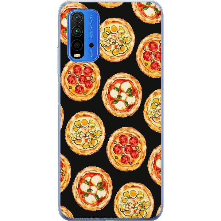 Mobile case for Xiaomi Redmi 9T with Pizza design in the group SMARTPHONE & TABLETS / Phone cases / Xiaomi at TP E-commerce Nordic AB (A65856)