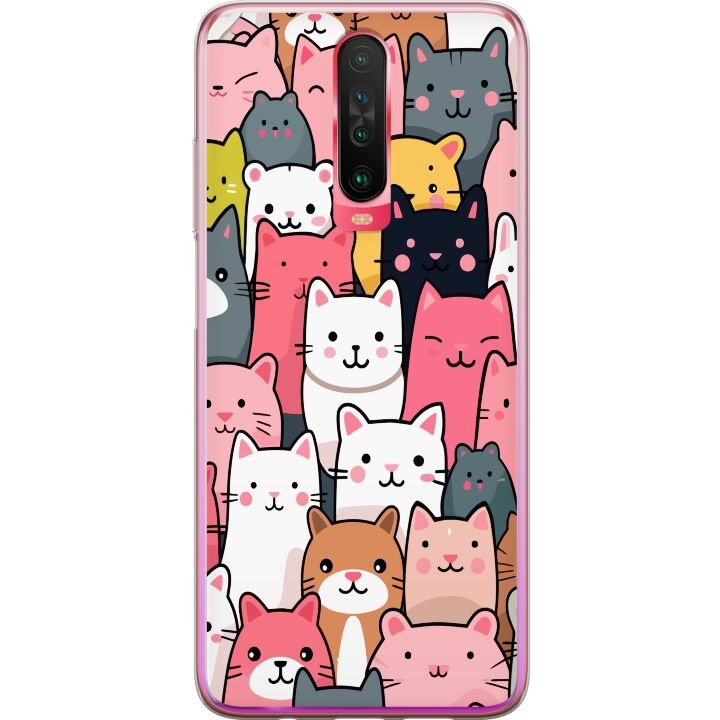 Mobile case for Xiaomi Redmi K30 with Cat pattern design in the group SMARTPHONE & TABLETS / Phone cases / Xiaomi at TP E-commerce Nordic AB (A65878)