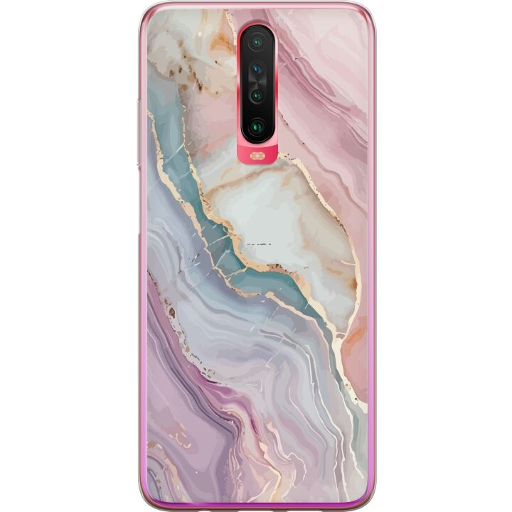 Mobile case for Xiaomi Redmi K30 with Marble design in the group SMARTPHONE & TABLETS / Phone cases / Xiaomi at TP E-commerce Nordic AB (A65892)