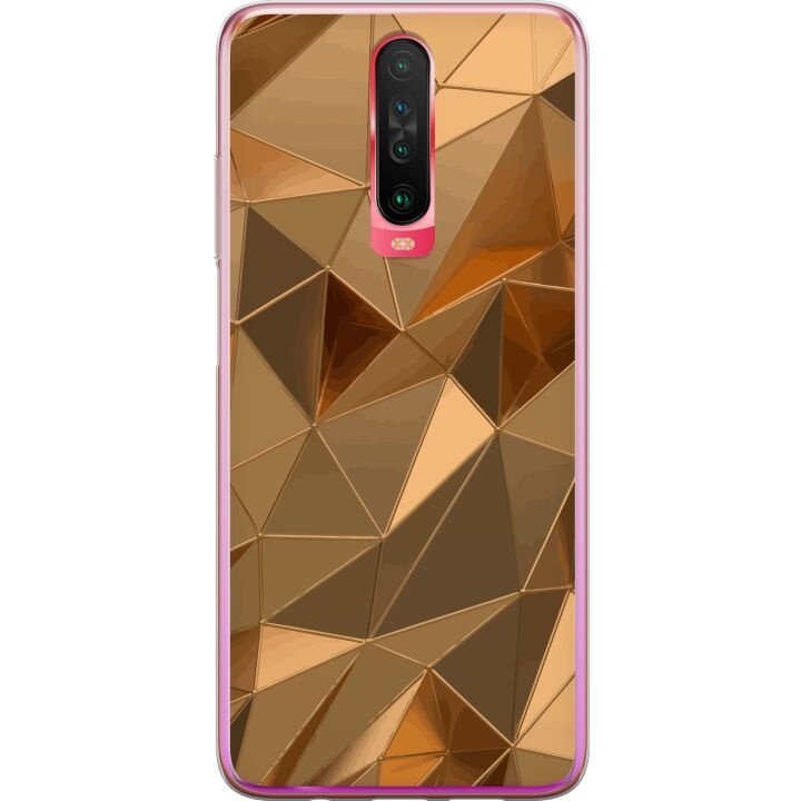 Mobile case for Xiaomi Redmi K30 with 3D Gold design in the group SMARTPHONE & TABLETS / Phone cases / Xiaomi at TP E-commerce Nordic AB (A65894)