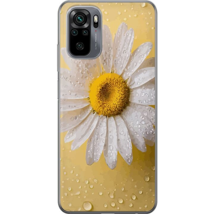 Mobile case for Xiaomi Redmi Note 10 with Porslinsblomma design in the group SMARTPHONE & TABLETS / Phone cases / Xiaomi at TP E-commerce Nordic AB (A65897)