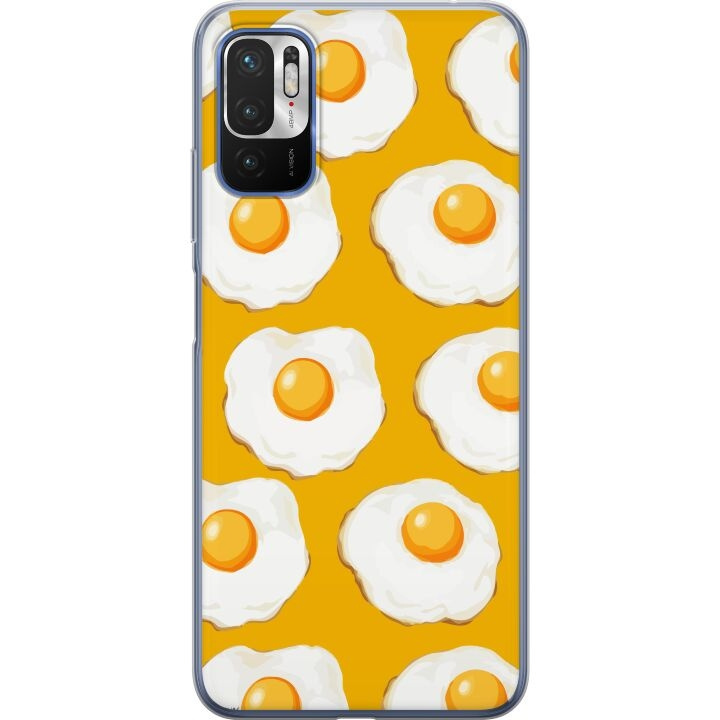 Mobile case for Xiaomi Redmi Note 10 5G with Fried egg design in the group SMARTPHONE & TABLETS / Phone cases / Xiaomi at TP E-commerce Nordic AB (A65926)