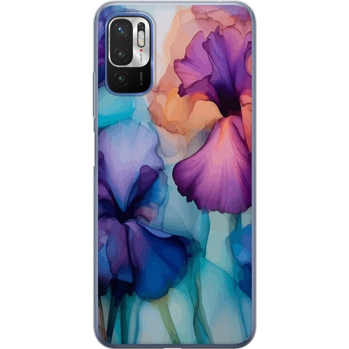 Mobile case for Xiaomi Redmi Note 10 5G with Magical flowers design in the group SMARTPHONE & TABLETS / Phone cases / Xiaomi at TP E-commerce Nordic AB (A65927)