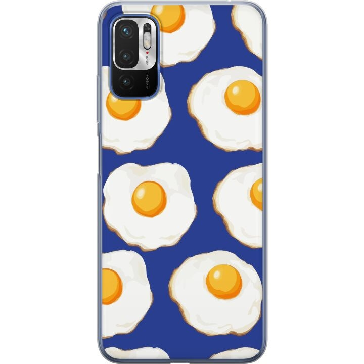 Mobile case for Xiaomi Redmi Note 10 5G with Fried eggs design in the group SMARTPHONE & TABLETS / Phone cases / Xiaomi at TP E-commerce Nordic AB (A65930)