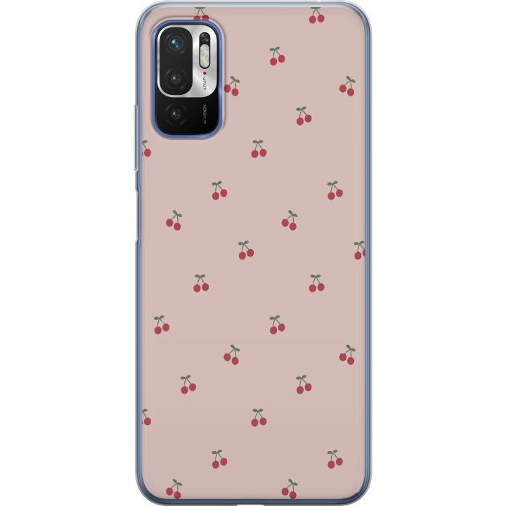 Mobile case for Xiaomi Redmi Note 10 5G with Cherry design in the group SMARTPHONE & TABLETS / Phone cases / Xiaomi at TP E-commerce Nordic AB (A65931)