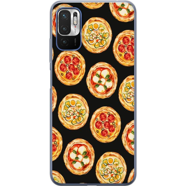 Mobile case for Xiaomi Redmi Note 10 5G with Pizza design in the group SMARTPHONE & TABLETS / Phone cases / Xiaomi at TP E-commerce Nordic AB (A65937)