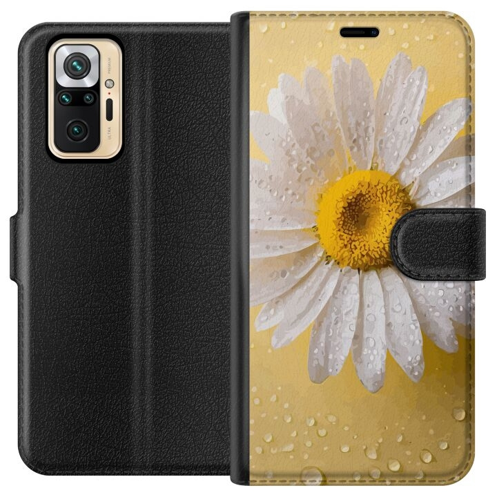 Wallet case for Xiaomi Redmi Note 10 Pro with Porslinsblomma design in the group SMARTPHONE & TABLETS / Phone cases / Xiaomi at TP E-commerce Nordic AB (A65951)