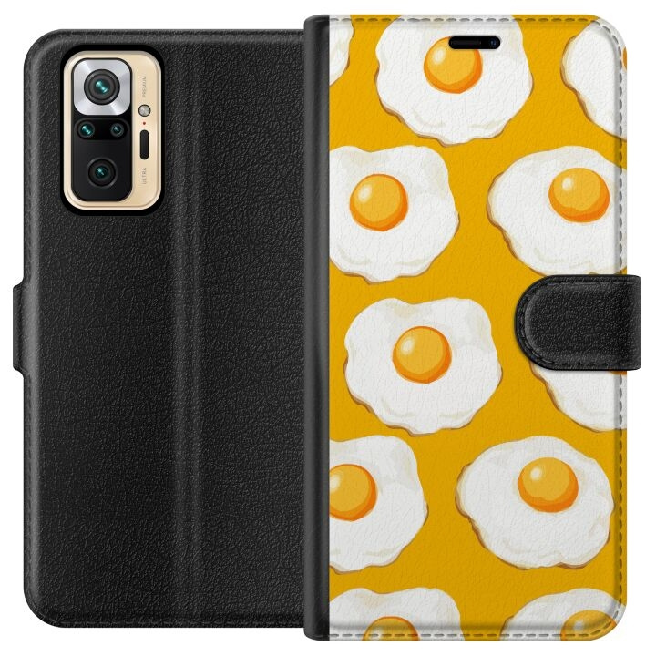 Wallet case for Xiaomi Redmi Note 10 Pro with Fried egg design in the group SMARTPHONE & TABLETS / Phone cases / Xiaomi at TP E-commerce Nordic AB (A65953)