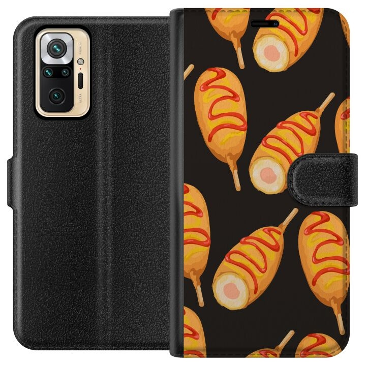 Wallet case for Xiaomi Redmi Note 10 Pro with Chicken drumstick design in the group SMARTPHONE & TABLETS / Phone cases / Xiaomi at TP E-commerce Nordic AB (A65960)