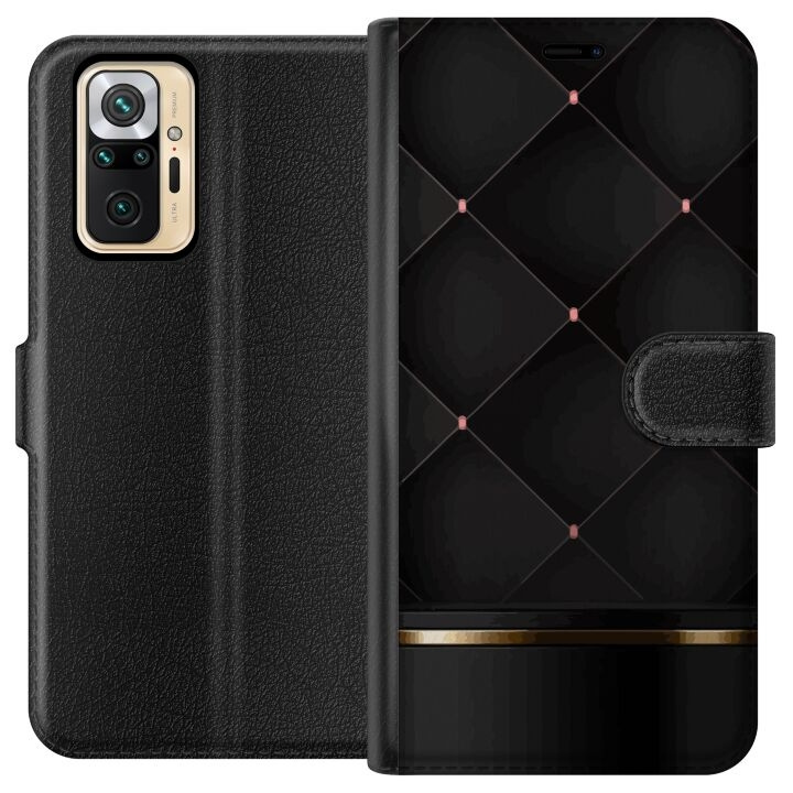 Wallet case for Xiaomi Redmi Note 10 Pro with Luxury line design in the group SMARTPHONE & TABLETS / Phone cases / Xiaomi at TP E-commerce Nordic AB (A65966)