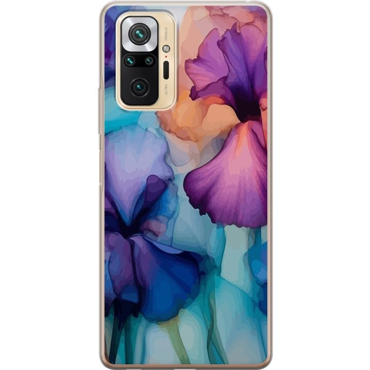 Mobile case for Xiaomi Redmi Note 10 Pro with Magical flowers design in the group SMARTPHONE & TABLETS / Phone cases / Xiaomi at TP E-commerce Nordic AB (A65981)