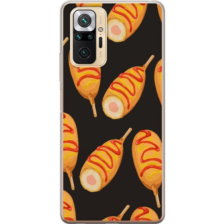 Mobile case for Xiaomi Redmi Note 10 Pro with Chicken drumstick design in the group SMARTPHONE & TABLETS / Phone cases / Xiaomi at TP E-commerce Nordic AB (A65987)