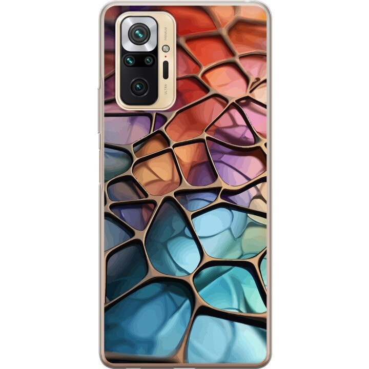 Mobile case for Xiaomi Redmi Note 10 Pro with Metallic pattern design in the group SMARTPHONE & TABLETS / Phone cases / Xiaomi at TP E-commerce Nordic AB (A65988)