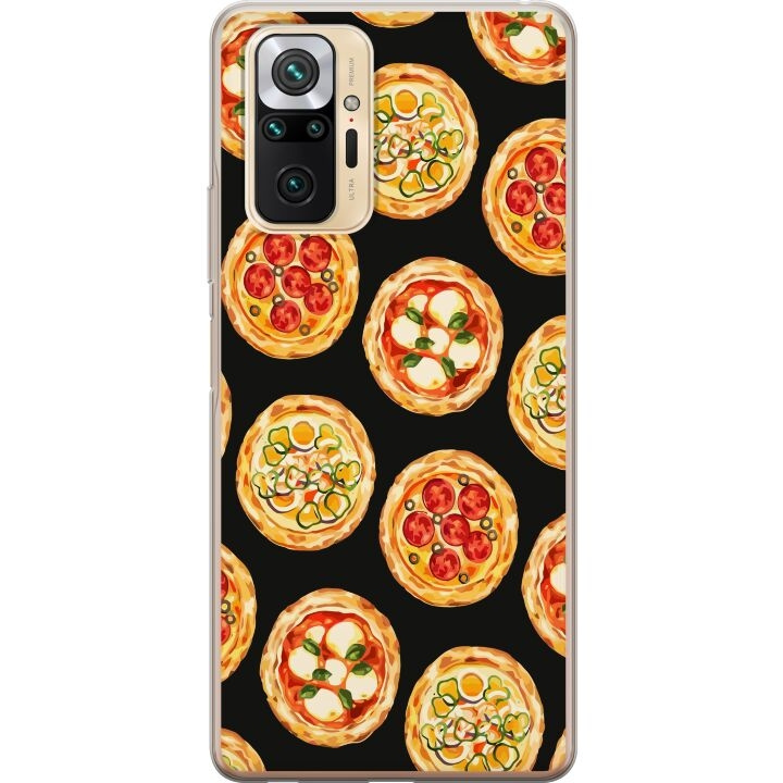 Mobile case for Xiaomi Redmi Note 10 Pro with Pizza design in the group SMARTPHONE & TABLETS / Phone cases / Xiaomi at TP E-commerce Nordic AB (A65991)