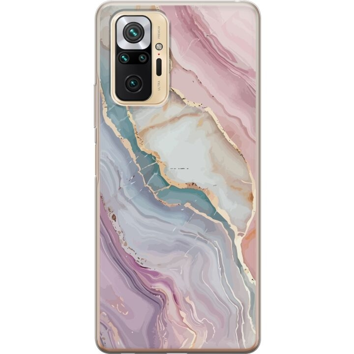 Mobile case for Xiaomi Redmi Note 10 Pro with Marble design in the group SMARTPHONE & TABLETS / Phone cases / Xiaomi at TP E-commerce Nordic AB (A66000)