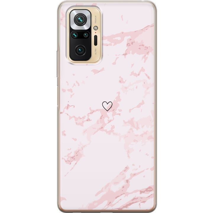 Mobile case for Xiaomi Redmi Note 10 Pro with Pink Heart design in the group SMARTPHONE & TABLETS / Phone cases / Xiaomi at TP E-commerce Nordic AB (A66001)