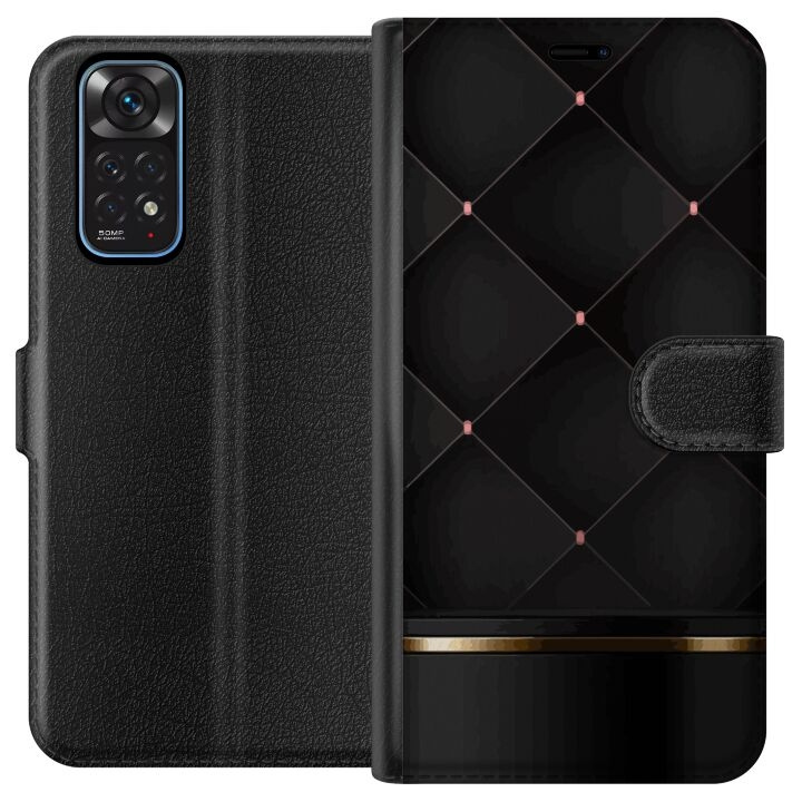 Wallet case for Xiaomi Redmi Note 11 with Luxury line design in the group SMARTPHONE & TABLETS / Phone cases / Xiaomi at TP E-commerce Nordic AB (A66074)