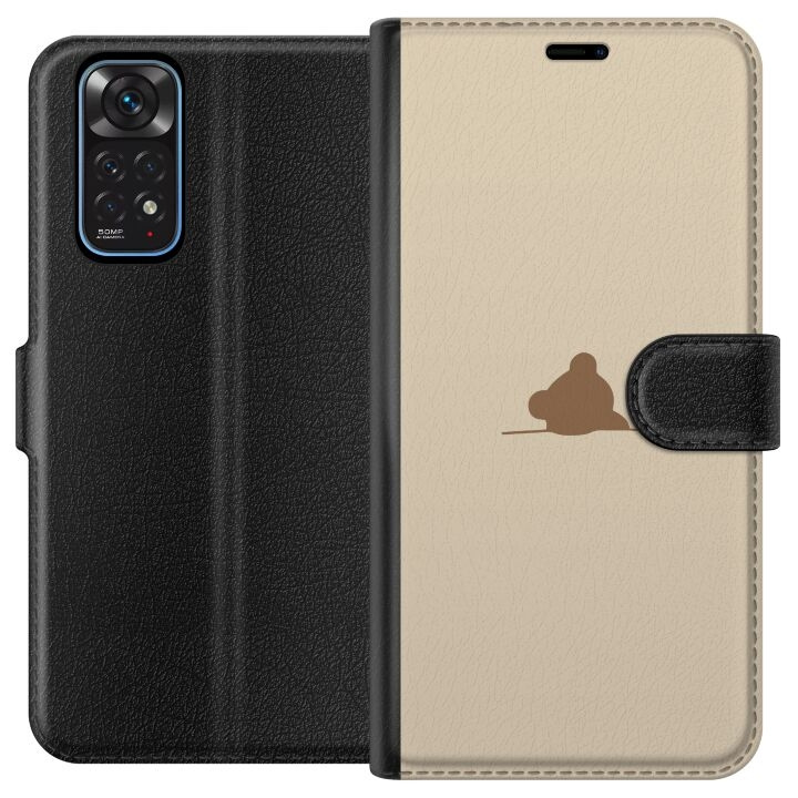 Wallet case for Xiaomi Redmi Note 11 with Nalle design in the group SMARTPHONE & TABLETS / Phone cases / Xiaomi at TP E-commerce Nordic AB (A66079)