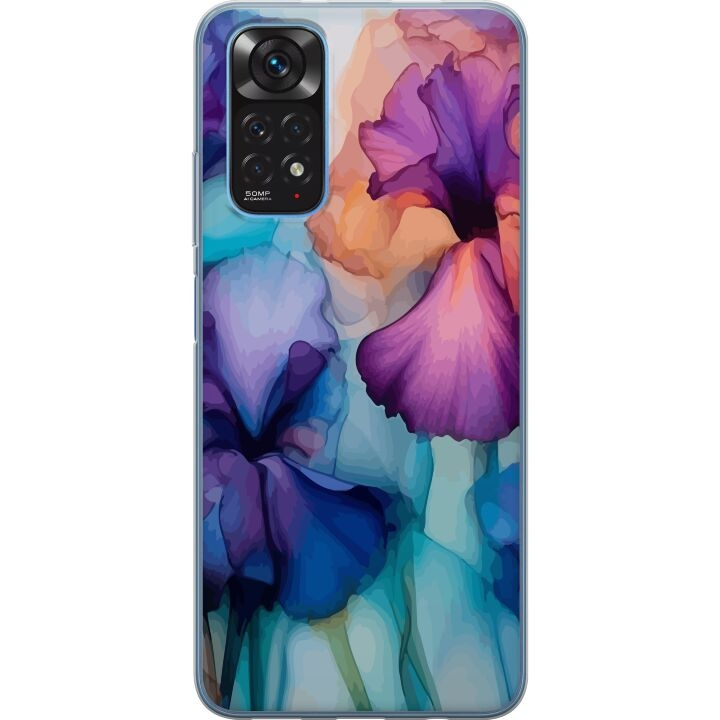 Mobile case for Xiaomi Redmi Note 11 with Magical flowers design in the group SMARTPHONE & TABLETS / Phone cases / Xiaomi at TP E-commerce Nordic AB (A66089)