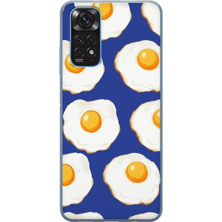 Mobile case for Xiaomi Redmi Note 11 with Fried eggs design in the group SMARTPHONE & TABLETS / Phone cases / Xiaomi at TP E-commerce Nordic AB (A66092)