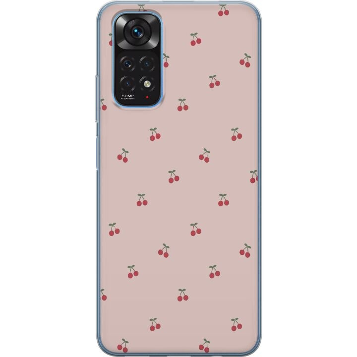 Mobile case for Xiaomi Redmi Note 11 with Cherry design in the group SMARTPHONE & TABLETS / Phone cases / Xiaomi at TP E-commerce Nordic AB (A66093)