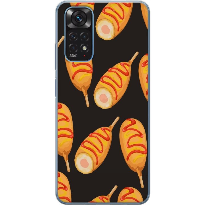 Mobile case for Xiaomi Redmi Note 11 with Chicken drumstick design in the group SMARTPHONE & TABLETS / Phone cases / Xiaomi at TP E-commerce Nordic AB (A66095)