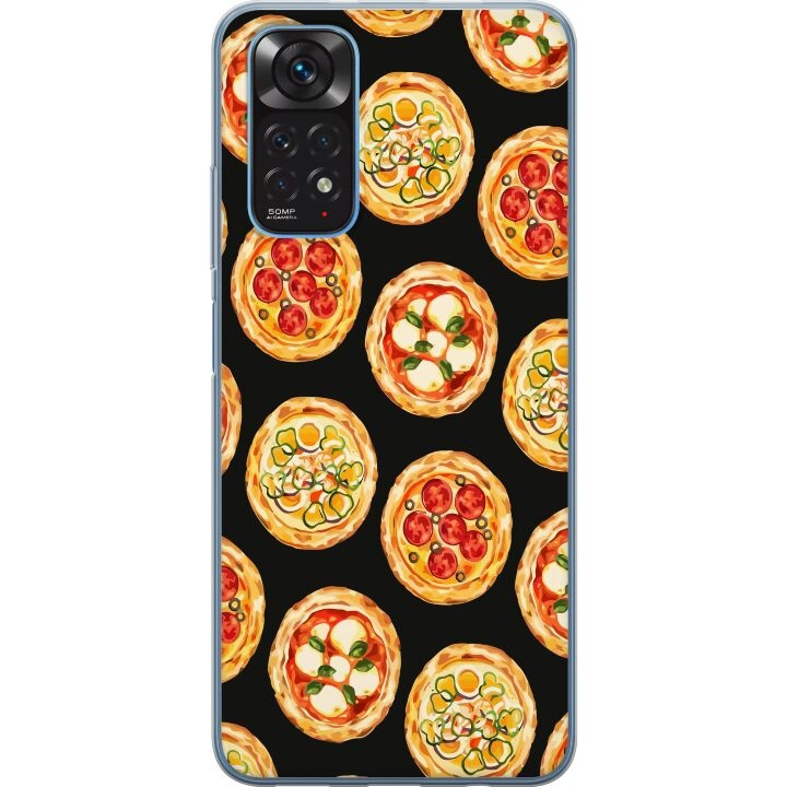 Mobile case for Xiaomi Redmi Note 11 with Pizza design in the group SMARTPHONE & TABLETS / Phone cases / Xiaomi at TP E-commerce Nordic AB (A66099)