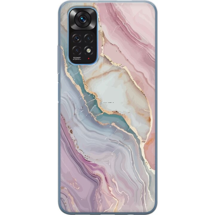 Mobile case for Xiaomi Redmi Note 11 with Marble design in the group SMARTPHONE & TABLETS / Phone cases / Xiaomi at TP E-commerce Nordic AB (A66108)