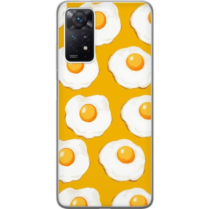 Mobile case for Xiaomi Redmi Note 11 Pro with Fried egg design in the group SMARTPHONE & TABLETS / Phone cases / Xiaomi at TP E-commerce Nordic AB (A66115)