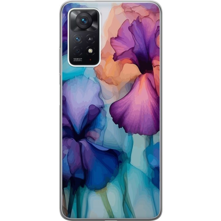 Mobile case for Xiaomi Redmi Note 11 Pro with Magical flowers design in the group SMARTPHONE & TABLETS / Phone cases / Xiaomi at TP E-commerce Nordic AB (A66116)