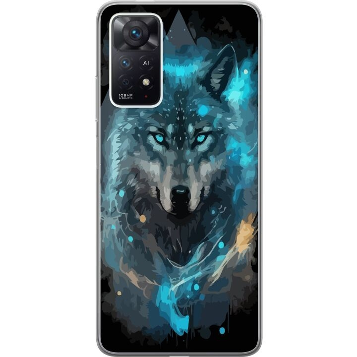 Mobile case for Xiaomi Redmi Note 11 Pro with Wolf design in the group SMARTPHONE & TABLETS / Phone cases / Xiaomi at TP E-commerce Nordic AB (A66118)