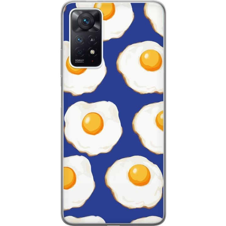 Mobile case for Xiaomi Redmi Note 11 Pro with Fried eggs design in the group SMARTPHONE & TABLETS / Phone cases / Xiaomi at TP E-commerce Nordic AB (A66119)