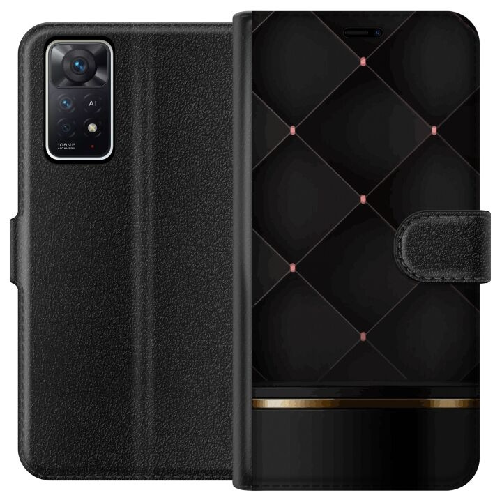 Wallet case for Xiaomi Redmi Note 11 Pro 5G with Luxury line design in the group SMARTPHONE & TABLETS / Phone cases / Xiaomi at TP E-commerce Nordic AB (A66155)