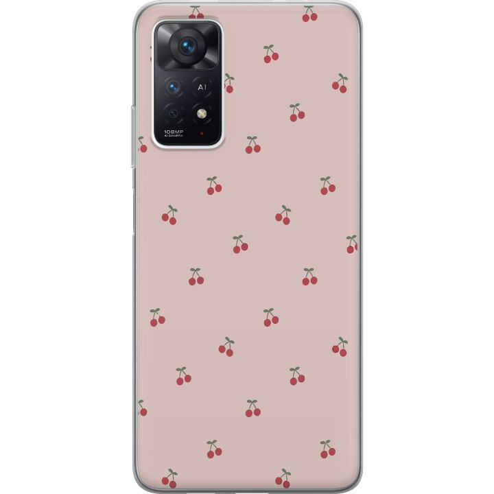 Mobile case for Xiaomi Redmi Note 11 Pro 5G with Cherry design in the group SMARTPHONE & TABLETS / Phone cases / Xiaomi at TP E-commerce Nordic AB (A66174)