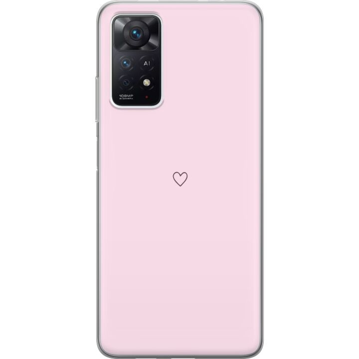 Mobile case for Xiaomi Redmi Note 11 Pro 5G with Heart design in the group SMARTPHONE & TABLETS / Phone cases / Xiaomi at TP E-commerce Nordic AB (A66186)