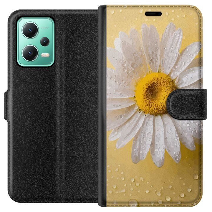 Wallet case for Xiaomi Redmi Note 12 with Porslinsblomma design in the group SMARTPHONE & TABLETS / Phone cases / Xiaomi at TP E-commerce Nordic AB (A66221)