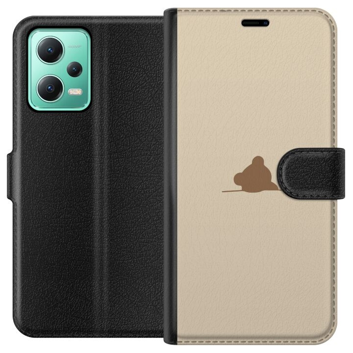 Wallet case for Xiaomi Redmi Note 12 with Nalle design in the group SMARTPHONE & TABLETS / Phone cases / Xiaomi at TP E-commerce Nordic AB (A66241)