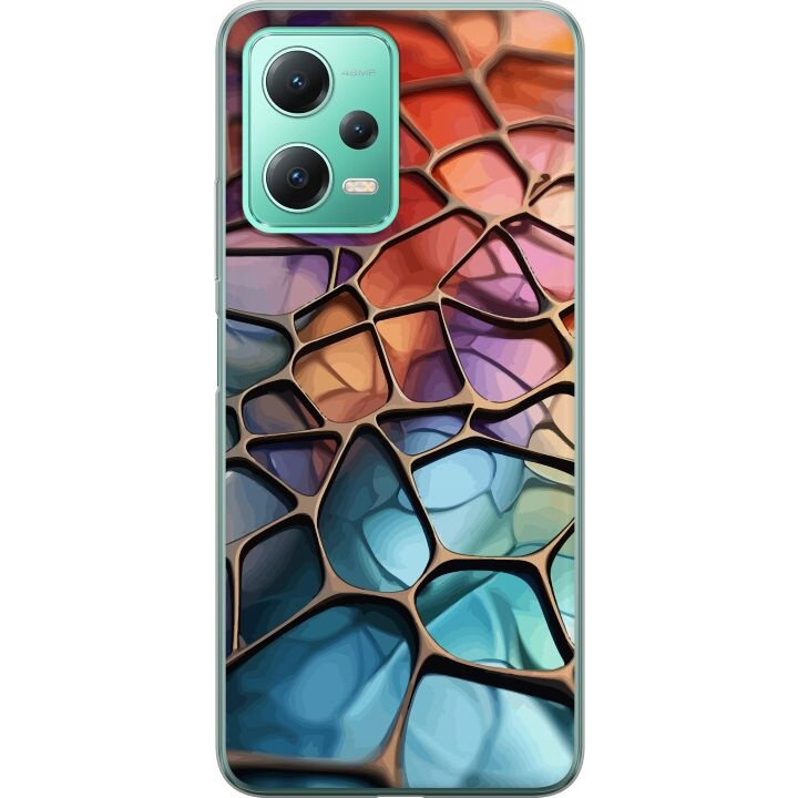 Mobile case for Xiaomi Redmi Note 12 with Metallic pattern design in the group SMARTPHONE & TABLETS / Phone cases / Xiaomi at TP E-commerce Nordic AB (A66258)