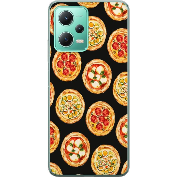 Mobile case for Xiaomi Redmi Note 12 with Pizza design in the group SMARTPHONE & TABLETS / Phone cases / Xiaomi at TP E-commerce Nordic AB (A66261)