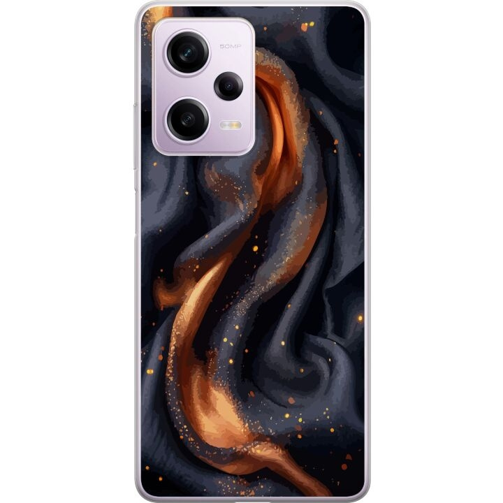 Mobile case for Xiaomi Redmi Note 12 Pro with Fiery silk design in the group SMARTPHONE & TABLETS / Phone cases / Xiaomi at TP E-commerce Nordic AB (A66303)