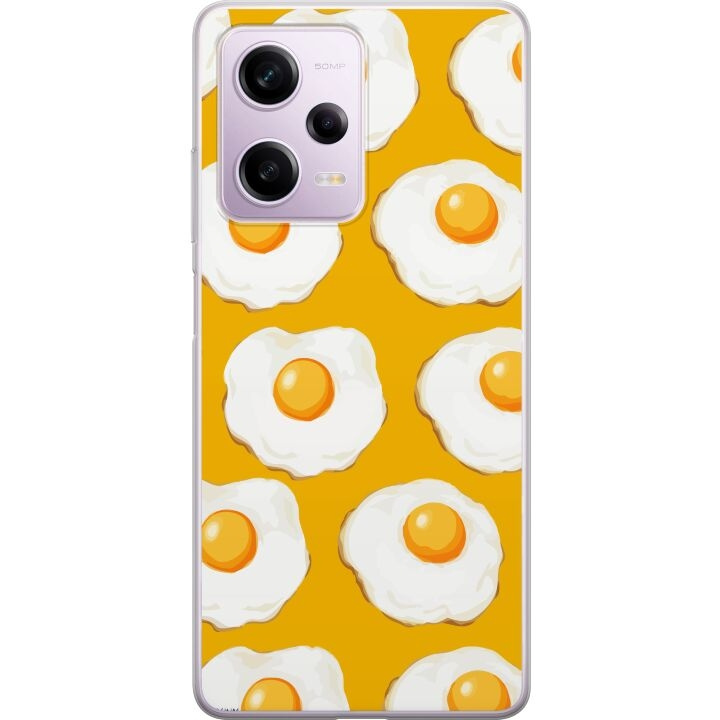 Mobile case for Xiaomi Redmi Note 12 Pro with Fried egg design in the group SMARTPHONE & TABLETS / Phone cases / Xiaomi at TP E-commerce Nordic AB (A66304)