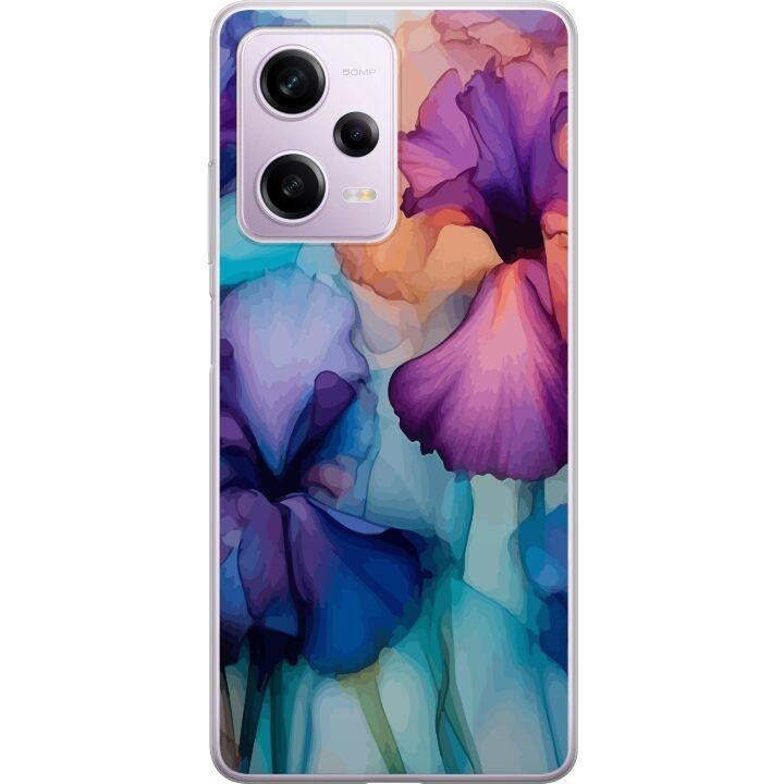 Mobile case for Xiaomi Redmi Note 12 Pro with Magical flowers design in the group SMARTPHONE & TABLETS / Phone cases / Xiaomi at TP E-commerce Nordic AB (A66305)