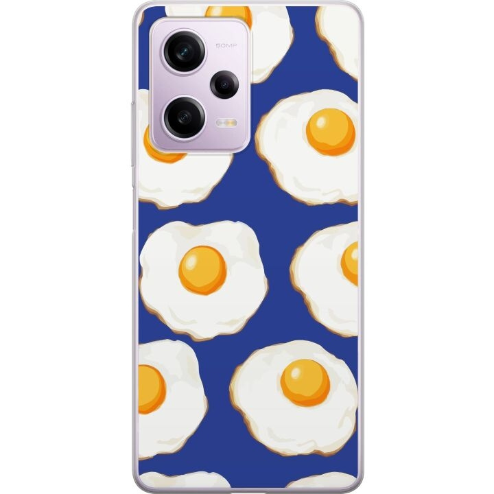 Mobile case for Xiaomi Redmi Note 12 Pro with Fried eggs design in the group SMARTPHONE & TABLETS / Phone cases / Xiaomi at TP E-commerce Nordic AB (A66308)