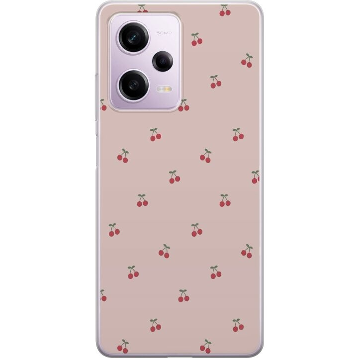 Mobile case for Xiaomi Redmi Note 12 Pro with Cherry design in the group SMARTPHONE & TABLETS / Phone cases / Xiaomi at TP E-commerce Nordic AB (A66309)