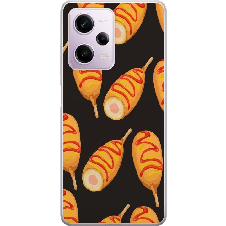 Mobile case for Xiaomi Redmi Note 12 Pro with Chicken drumstick design in the group SMARTPHONE & TABLETS / Phone cases / Xiaomi at TP E-commerce Nordic AB (A66311)