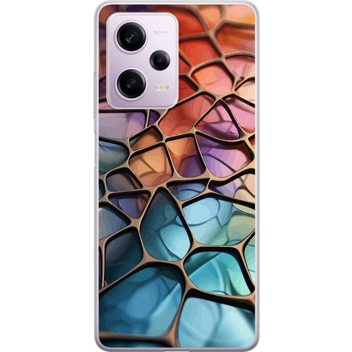 Mobile case for Xiaomi Redmi Note 12 Pro with Metallic pattern design in the group SMARTPHONE & TABLETS / Phone cases / Xiaomi at TP E-commerce Nordic AB (A66312)