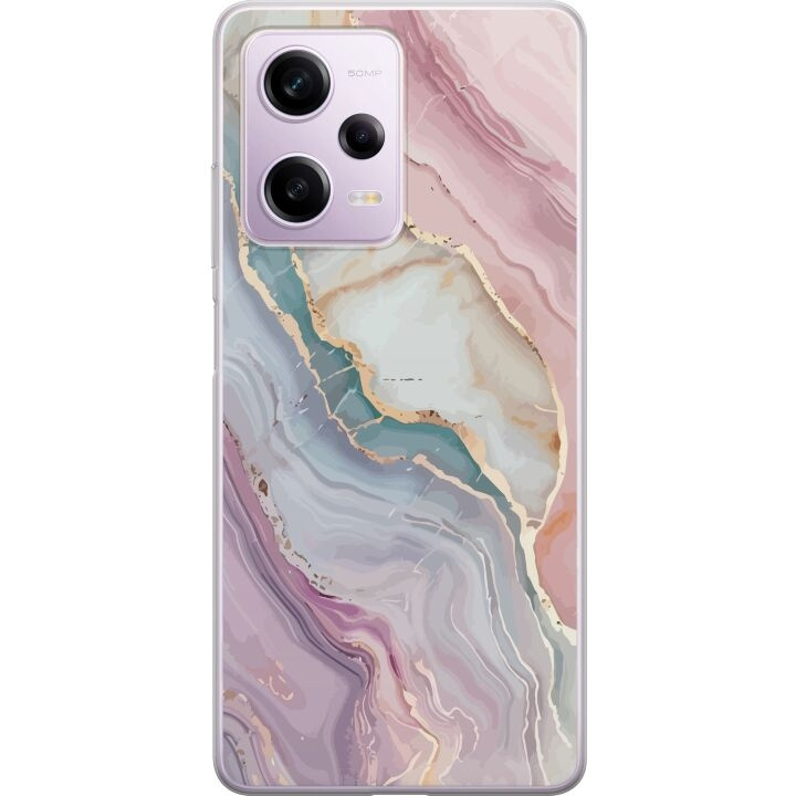 Mobile case for Xiaomi Redmi Note 12 Pro with Marble design in the group SMARTPHONE & TABLETS / Phone cases / Xiaomi at TP E-commerce Nordic AB (A66324)