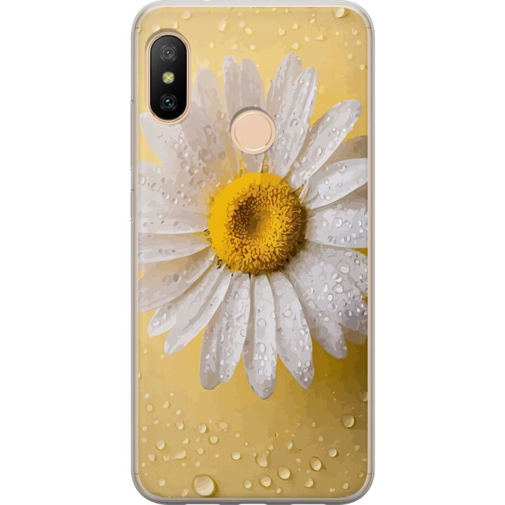 Mobile case for Xiaomi Redmi 6 Pro with Porslinsblomma design in the group SMARTPHONE & TABLETS / Phone cases / Xiaomi at TP E-commerce Nordic AB (A66437)